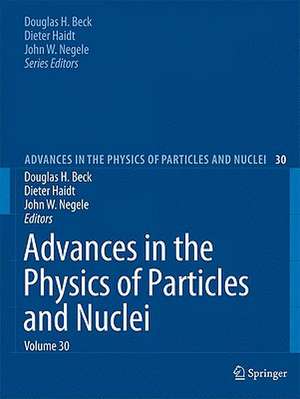 Advances in the Physics of Particles and Nuclei Volume 30 de Douglas H. Beck