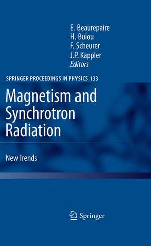 Magnetism and Synchrotron Radiation: New Trends de Eric Beaurepaire