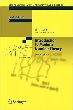 Introduction to Modern Number Theory: Fundamental Problems, Ideas and Theories de Yu I. Manin