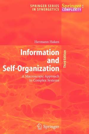 Information and Self-Organization: A Macroscopic Approach to Complex Systems de Hermann Haken