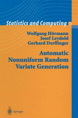 Automatic Nonuniform Random Variate Generation de Wolfgang Hörmann