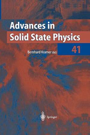 Advances in Solid State Physics de Bernhard Kramer