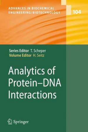 Analytics of Protein-DNA Interactions de Harald Seitz