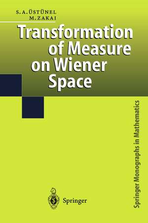 Transformation of Measure on Wiener Space de A.Süleyman Üstünel