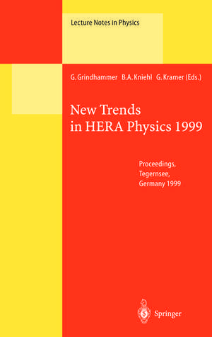 New Trends in HERA Physics 1999: Proceedings of the Ringberg Workshop Held at Tegernsee, Germany, 30 May - 4 June 1999 de G. Grindhammer