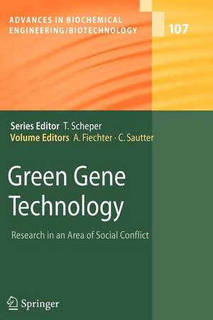 Green Gene Technology: Research in an Area of Social Conflict de Armin Fiechter