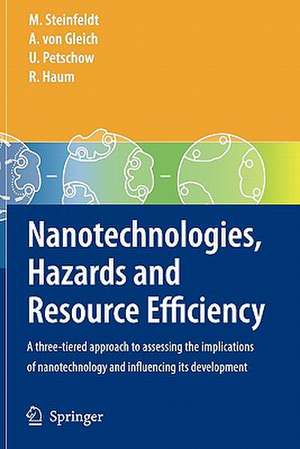 Nanotechnologies, Hazards and Resource Efficiency: A Three-Tiered Approach to Assessing the Implications of Nanotechnology and Influencing its Development de Michael Steinfeldt