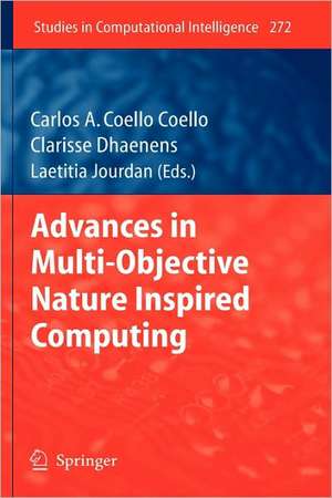 Advances in Multi-Objective Nature Inspired Computing de Carlos Coello Coello