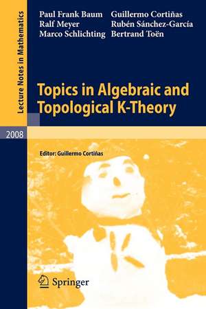 Topics in Algebraic and Topological K-Theory de Paul Frank Baum