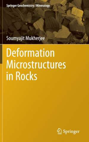 Deformation Microstructures in Rocks de Soumyajit Mukherjee