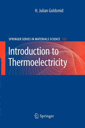 Introduction to Thermoelectricity de H. Julian Goldsmid