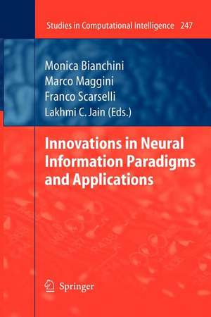 Innovations in Neural Information Paradigms and Applications de Monica Bianchini