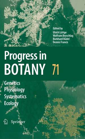 Progress in Botany 71 de Ulrich Lüttge