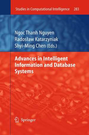 Advances in Intelligent Information and Database Systems de Ngoc-Thanh Nguyen