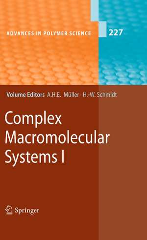 Complex Macromolecular Systems I de Axel H. E. Müller