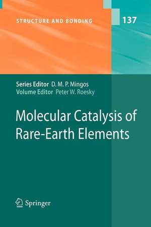 Molecular Catalysis of Rare-Earth Elements de Peter W. Roesky