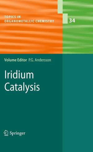 Iridium Catalysis de Pher G. Andersson