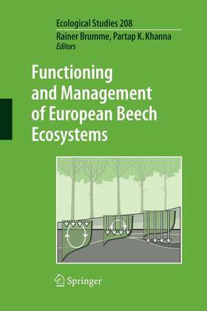 Functioning and Management of European Beech Ecosystems de Rainer Brumme