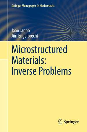 Microstructured Materials: Inverse Problems de Jaan Janno