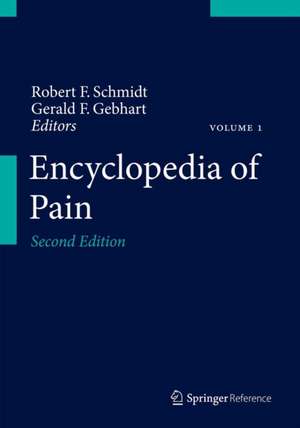 Encyclopedia of Pain de Gerald F. Gebhart