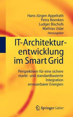 IT-Architekturentwicklung im Smart Grid: Perspektiven für eine sichere markt- und standardbasierte Integration erneuerbarer Energien de Hans-Jürgen Appelrath