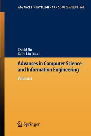 Advances in Computer Science and Information Engineering: Volume 2 de David Jin