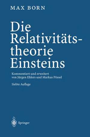 Die Relativitätstheorie Einsteins de Max Born