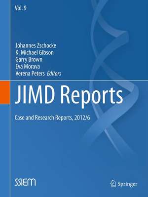 JIMD Reports - Case and Research Reports, 2012/6 de Johannes Zschocke