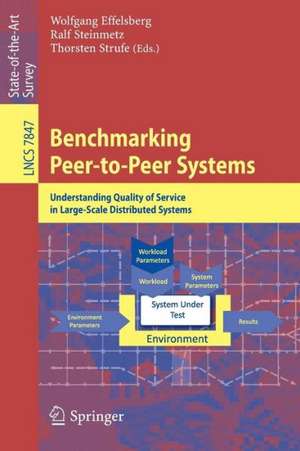 Benchmarking Peer-to-Peer Systems: Understanding Quality of Service in Large-Scale Distributed Systems de Wolfgang Effelsberg