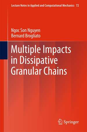 Multiple Impacts in Dissipative Granular Chains de Ngoc Son Nguyen