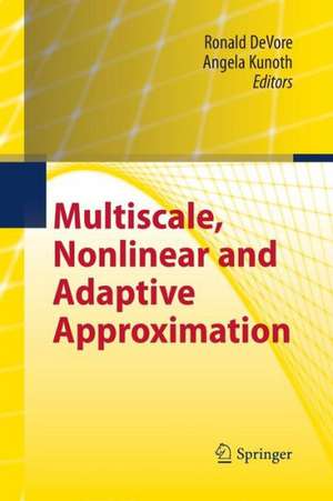 Multiscale, Nonlinear and Adaptive Approximation: Dedicated to Wolfgang Dahmen on the Occasion of his 60th Birthday de Ronald DeVore