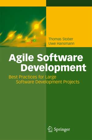 Agile Software Development: Best Practices for Large Software Development Projects de Thomas Stober