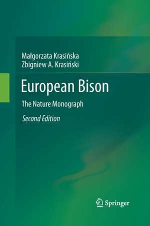 European Bison: The Nature Monograph de Małgorzata Krasińska