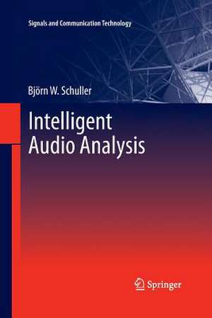 Intelligent Audio Analysis de Björn W. Schuller