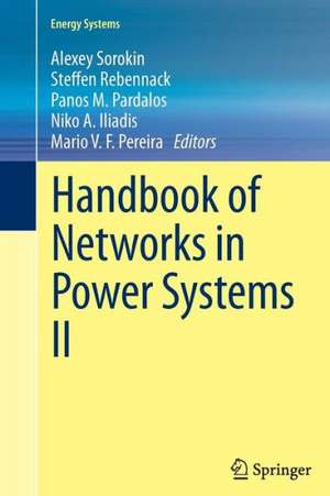 Handbook of Networks in Power Systems II de Alexey Sorokin