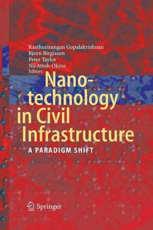 Nanotechnology in Civil Infrastructure: A Paradigm Shift de Kasthurirangan Gopalakrishnan