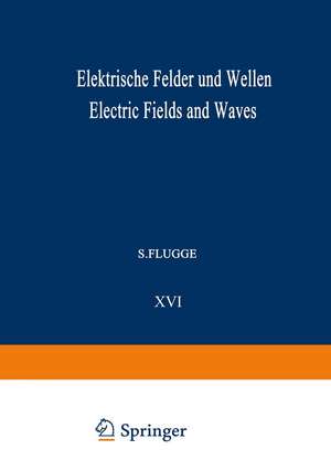 Elektrische Felder und Wellen / Electric Fields and Waves de G. Wendt