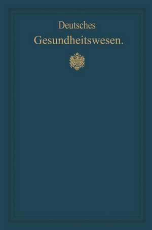 Deutsches Gesundheitswesen: Festschrift zum X. internationalen medizinischen Kongress de M. Pistor