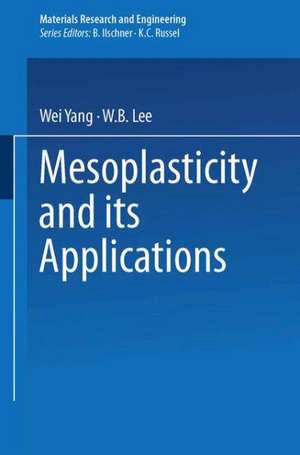 Mesoplasticity and its Applications de Wei Yang