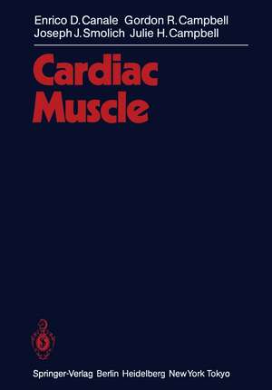 Cardiac Muscle de E.D. Canale