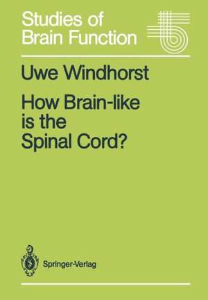 How Brain-like is the Spinal Cord?: Interacting Cell Assemblies in the Nervous System de Uwe Windhorst