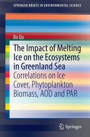 The Impact of Melting Ice on the Ecosystems in Greenland Sea: Correlations on Ice Cover, Phytoplankton Biomass, AOD and PAR de Bo Qu