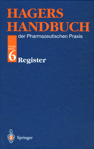 Hagers Handbuch der Pharmazeutischen Praxis de W. Reuß