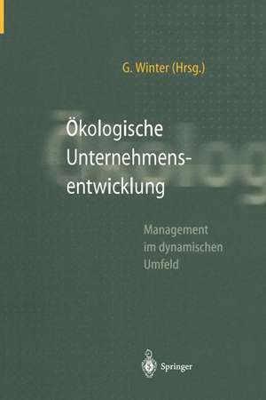 Ökologische Unternehmensentwicklung de Georg Winter