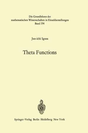 Theta Functions de Jun-ichi Igusa