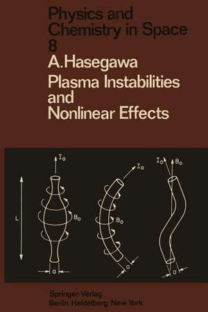 Plasma Instabilities and Nonlinear Effects de A. Hasegawa