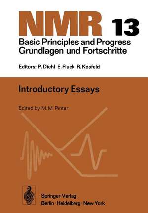 Introductory Essays de M. M. Pintar