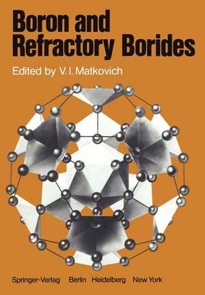 Boron and Refractory Borides de G.V. Samsonov