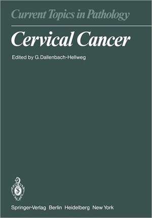 Cervical Cancer de G. Dallenbach-Hellweg