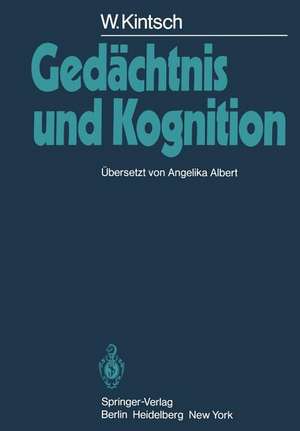 Gedächtnis und Kognition de A. Albert